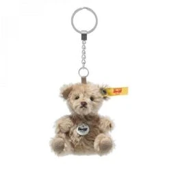 Steiff - Mini Cinnamon Teddy Bear Pendant Keyring 040382