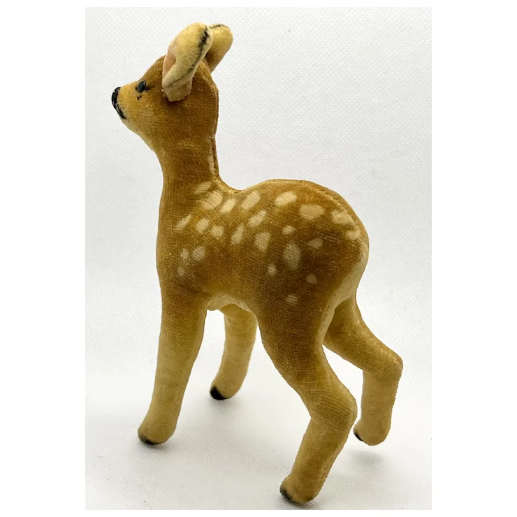 1949 Steiff Fawn Young Deer With ID - USZT - Velveteen German Jung Reh 11 1949 Steiff Fawn Young Deer With ID - USZT - Velveteen German Jung Reh - Image 11