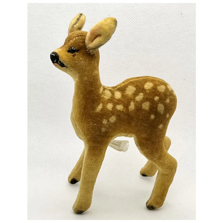 1949 Steiff Fawn Young Deer With ID - USZT - Velveteen German Jung Reh 7 1949 Steiff Fawn Young Deer With ID - USZT - Velveteen German Jung Reh - Image 7