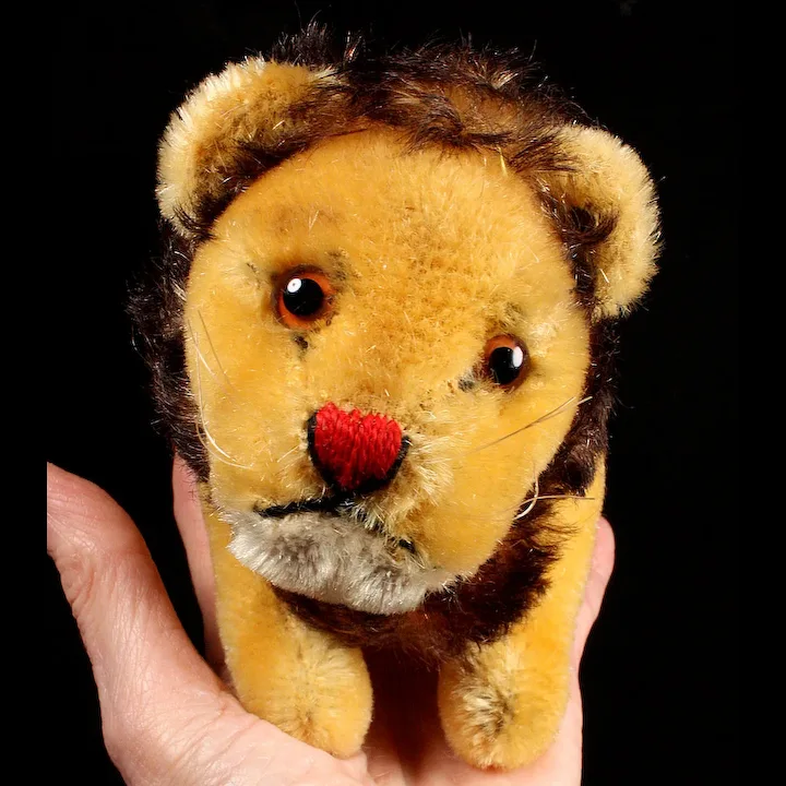 Rare 1950s Steiff Sweet Smaller Size 5xJointed Papa Lion Loewen-Papa Wild Cat ID 9 Rare 1950s Steiff Sweet Smaller Size 5xJointed Papa Lion Loewen-Papa Wild Cat ID - Image 9