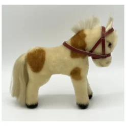 1952 Steiff Pony With Red Halter / Reins - 17 Cm - Mohair - Vintage White And Brown Mohair Pinto Horse 21 1952 Steiff Pony With Red Halter / Reins - 17 Cm - Mohair - Vintage White And Brown Mohair Pinto Horse -Steiff 1952 Steiff Pony red halter reins pic 8o 7203a10.10 54eff74c f