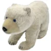 1952 Vintage Steiff Polar Bear Cub On All Fours - Blue Eyes - 25 Cm - Largest Size Jungbar