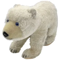 Steiff 40 1952 Vintage Steiff Polar Bear Cub On All Fours - Blue Eyes - 25 Cm - Largest Size Jungbar