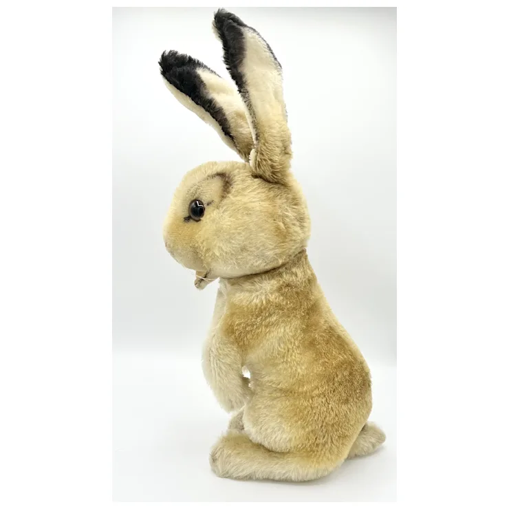 1961 Vintage Steiff Manni Rabbit With ID - RSB Button-in-ear- 17" Tall Mohair Bunny 11 1961 Vintage Steiff Manni Rabbit With ID - RSB Button-in-ear- 17" Tall Mohair Bunny - Image 11