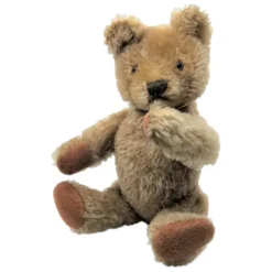 Steiff 50 1968 Steiff Original Teddy With All ID - Heart-faced Bear - 19 Cm - Button - Caramel Mohair
