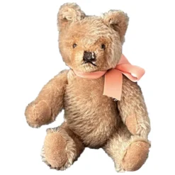 Steiff 52 1970 Steiff Original Teddy - 19 Cm - 7" Size - Early Heart-faced Original Teddy Bear!