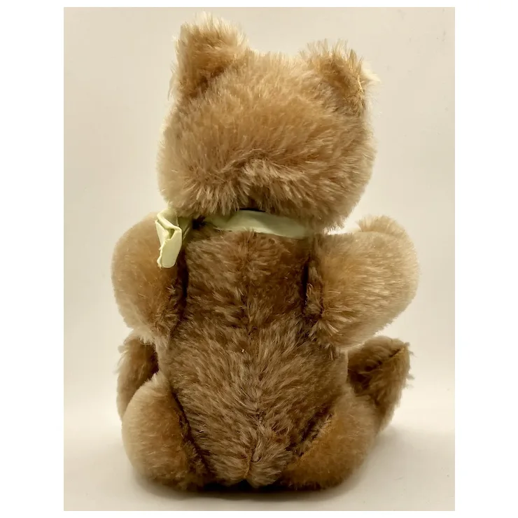 1970 Steiff Original Teddy With Bear Head Chest Tag - 26 Cm/10" Size - Early Heart-faced Original Teddy Bear! 12 1970 Steiff Original Teddy With Bear Head Chest Tag - 26 Cm/10" Size - Early Heart-faced Original Teddy Bear! - Image 12