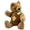 1970 Steiff Original Teddy With Bear Head Chest Tag - 26 Cm/10" Size - Early Heart-faced Original Teddy Bear!