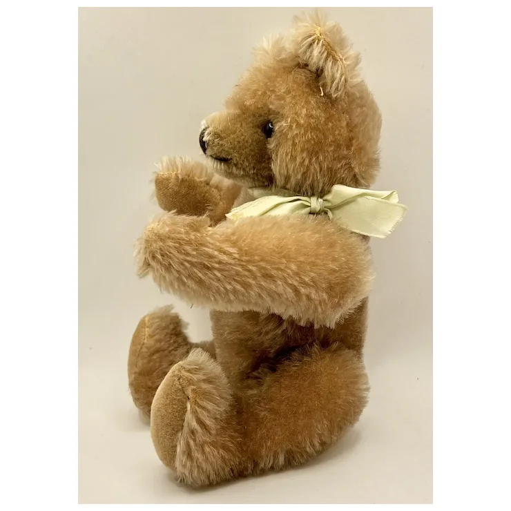 1970 Steiff Original Teddy With Bear Head Chest Tag - 26 Cm/10" Size - Early Heart-faced Original Teddy Bear! 11 1970 Steiff Original Teddy With Bear Head Chest Tag - 26 Cm/10" Size - Early Heart-faced Original Teddy Bear! - Image 11