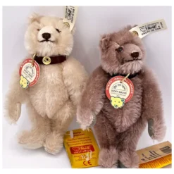 1991 LE Steiff Dicky Teddy Bear Set - Mauve And Pink For The Toy Store With All ID -Steiff 1991 LE Steiff Dicky Teddy Bear pic 2o 7203a10.10 4d1a7bf7 f