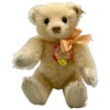 1992 Steiff Teddile Teddy Bear With All ID - 16 Cm - Peachy-pink Mohair - LE For The Toy Store