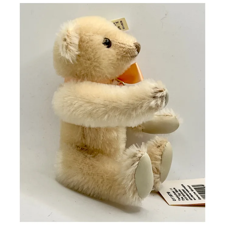 1992 Steiff Teddile Teddy Bear With All ID - 16 Cm - Peachy-pink Mohair - LE For The Toy Store 8 1992 Steiff Teddile Teddy Bear With All ID - 16 Cm - Peachy-pink Mohair - LE For The Toy Store - Image 8