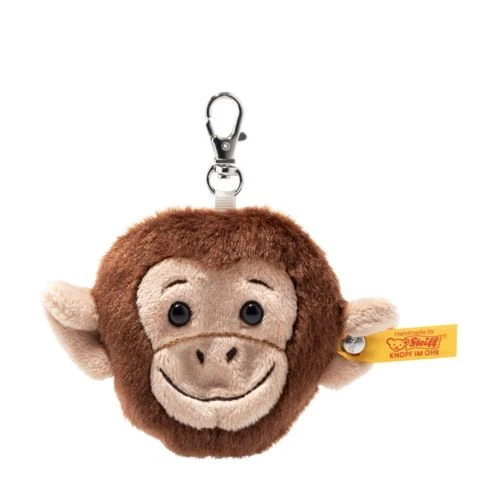 Steiff - Jocko Monkey Head Pendant Keyring 112485* 1 Steiff - Jocko Monkey Head Pendant Keyring 112485*