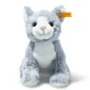 Steiff - Soft Cuddly Friends Cassie Cat Grey Medium 067051