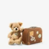 Steiff Fynn Plush Teddy Bear In Suitcase 28cm