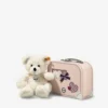 Steiff Lotte Teddy Bear And Suitcase 28cm