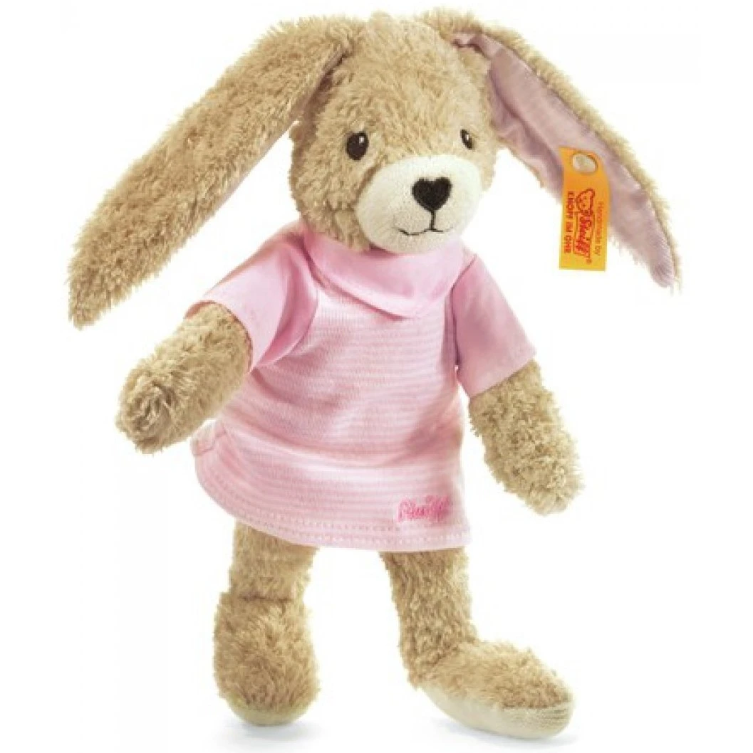 Steiff - Hoppel Rabbit Pink (Organic Cotton) 237577 1 Steiff - Hoppel Rabbit Pink (Organic Cotton) 237577