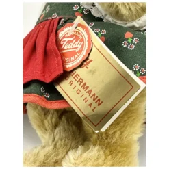 75th Anniversary Hermann Dressed School Boy & Girl Teddy Bears - Bavarian Style - All ID - 8" -Steiff 75th Anniversary Hermann Dressed School Boy pic 11o 7203a10.10 0feb4827 f