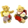 75th Anniversary Hermann Dressed School Boy & Girl Teddy Bears - Bavarian Style - All ID - 8"