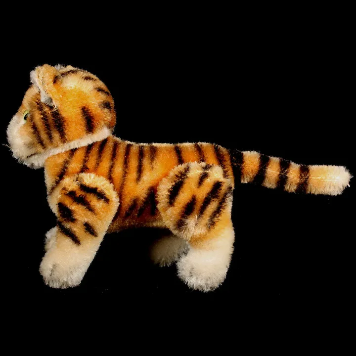 Rare Adorable 5xJointed Steiff Tiger Wild Cat Cub ID 6 Rare Adorable 5xJointed Steiff Tiger Wild Cat Cub ID - Image 6