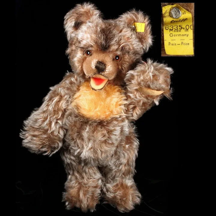 Adorable And Handsome Steiff 5xJointed Zotty Teddy Bear 1959 Only 2 IDs SPECTACULAR Condition 2 Adorable And Handsome Steiff 5xJointed Zotty Teddy Bear 1959 Only 2 IDs SPECTACULAR Condition - Image 2