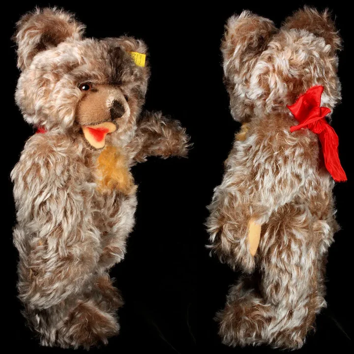 Adorable And Handsome Steiff 5xJointed Zotty Teddy Bear 1959 Only 2 IDs SPECTACULAR Condition 6 Adorable And Handsome Steiff 5xJointed Zotty Teddy Bear 1959 Only 2 IDs SPECTACULAR Condition - Image 6
