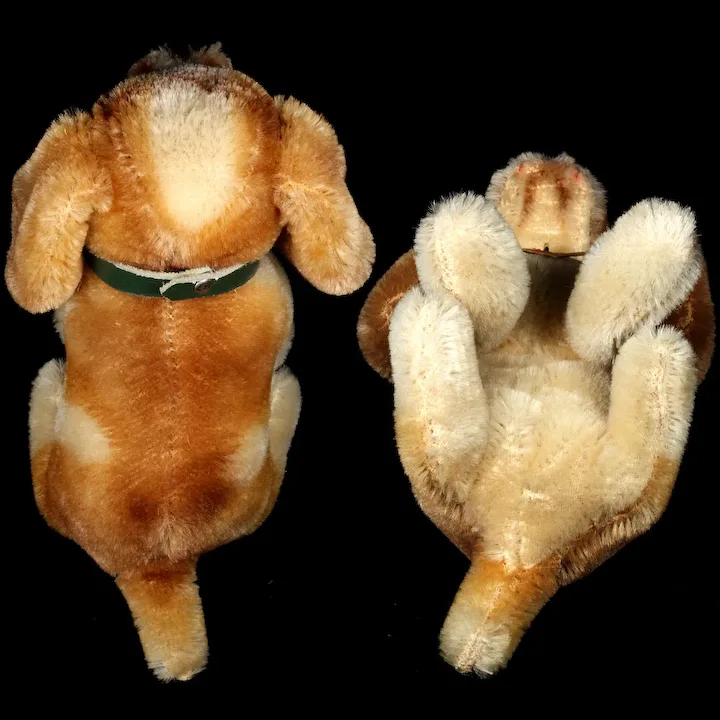 Rare Adorable Little Sister Steiff Basset Hound Puppy Dog ID 10 Rare Adorable Little Sister Steiff Basset Hound Puppy Dog ID - Image 10