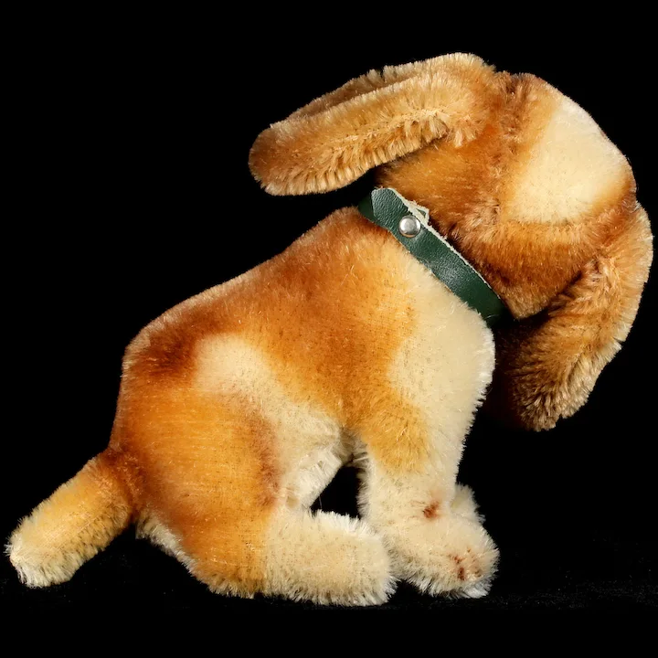 Rare Adorable Little Sister Steiff Basset Hound Puppy Dog ID 6 Rare Adorable Little Sister Steiff Basset Hound Puppy Dog ID - Image 6