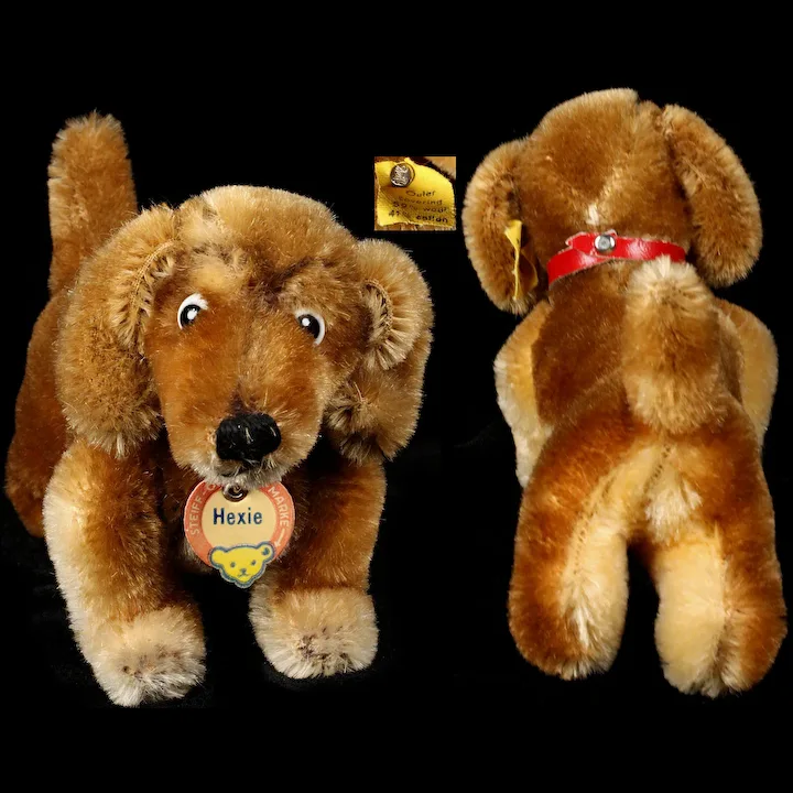Adorable Tiniest And Earliest Steiff Hexie Dachshund Puppy Dog All ID 2 Adorable Tiniest And Earliest Steiff Hexie Dachshund Puppy Dog All ID - Image 2