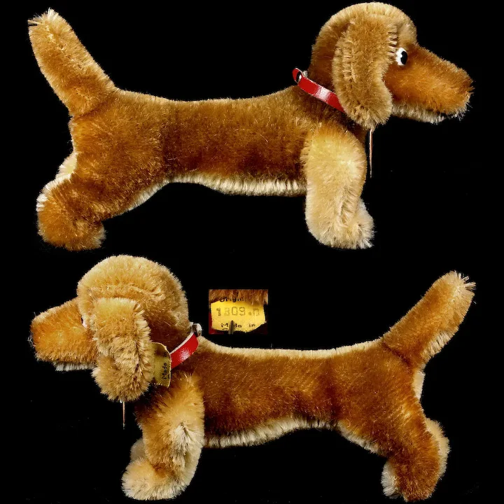 Adorable Tiniest And Earliest Steiff Hexie Dachshund Puppy Dog All ID 3 Adorable Tiniest And Earliest Steiff Hexie Dachshund Puppy Dog All ID - Image 3