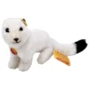 All ID Steiff Wizzy Arctic Ermine - EAN 1480/12 - Plush White / Black Tip Tail