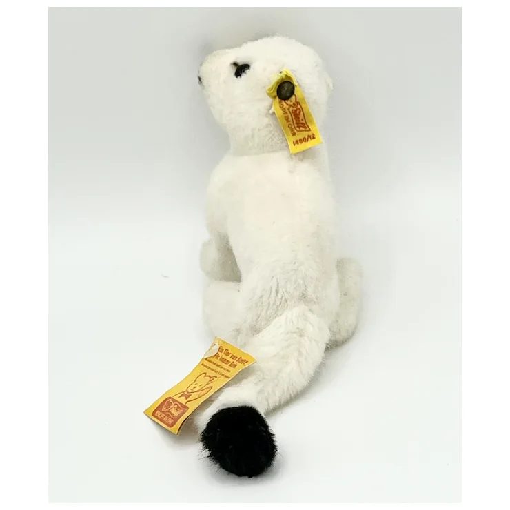 All ID Steiff Wizzy Arctic Ermine - EAN 1480/12 - Plush White / Black Tip Tail 10 All ID Steiff Wizzy Arctic Ermine - EAN 1480/12 - Plush White / Black Tip Tail - Image 10