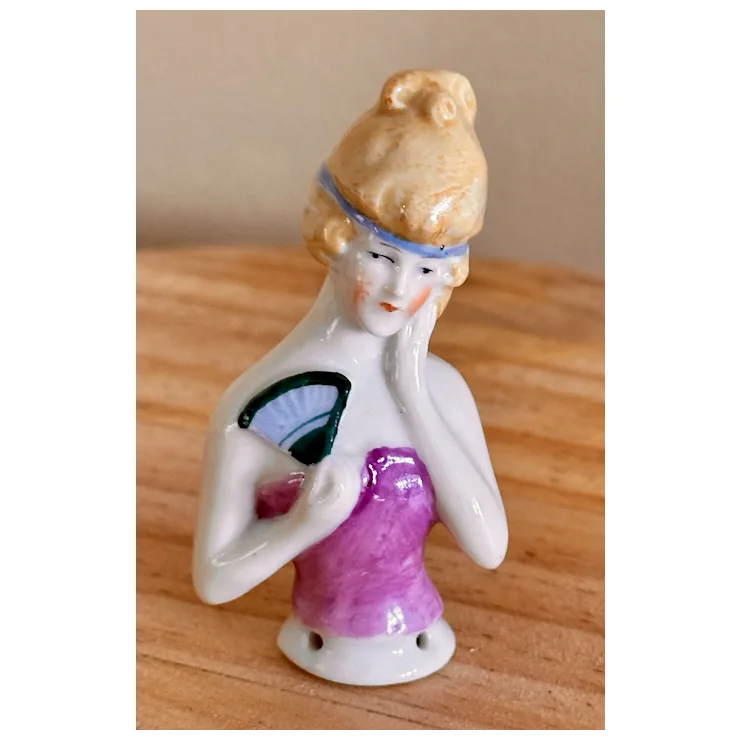 Art Deco Style Pin Half Doll 2 Art Deco Style Pin Half Doll - Image 2