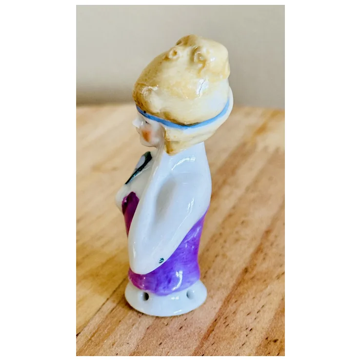 Art Deco Style Pin Half Doll 3 Art Deco Style Pin Half Doll - Image 3
