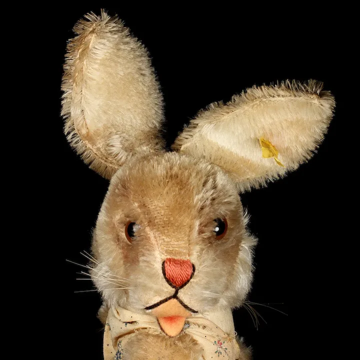 Rare Rare Rare BIG Sister Steiff Dressed Nikili Hase Rabbit Bunny Doll All ID 1958 Only! 1 Rare Rare Rare BIG Sister Steiff Dressed Nikili Hase Rabbit Bunny Doll All ID 1958 Only!