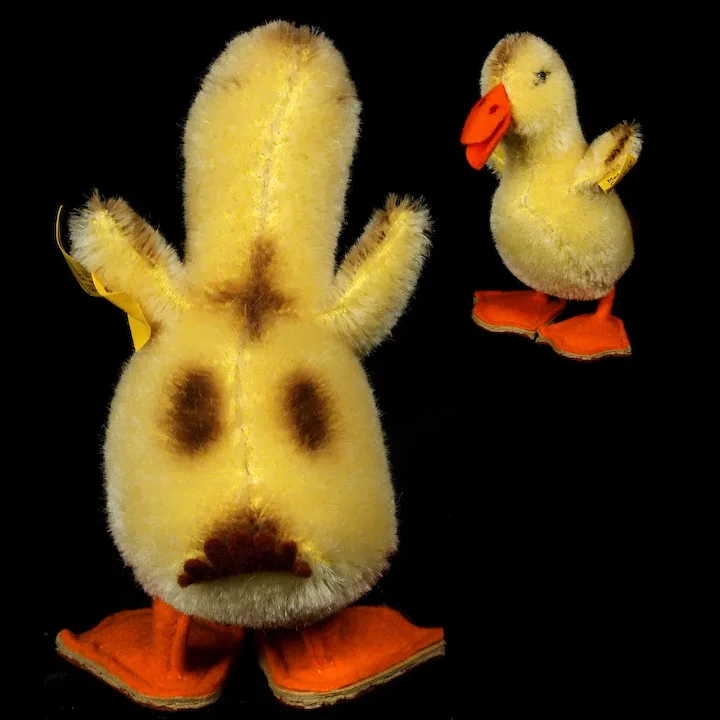 Baby Sister Steiff Standing Yellow Duck Duckling Bird STUNNING Coloring 2 IDs 3 Baby Sister Steiff Standing Yellow Duck Duckling Bird STUNNING Coloring 2 IDs - Image 3