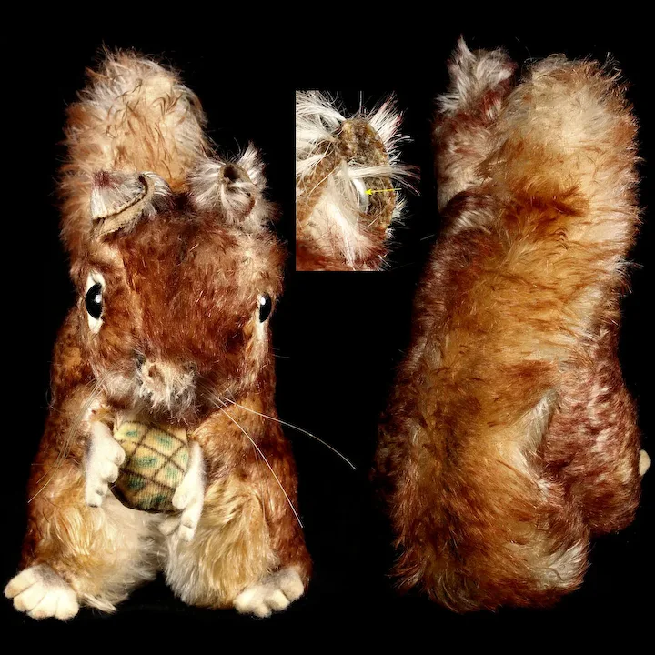 Beautiful Coloring Middle Sister Steiff Perri Squirrel ID Licensed By Walt Disney Productions 2 Beautiful Coloring Middle Sister Steiff Perri Squirrel ID Licensed By Walt Disney Productions - Image 2