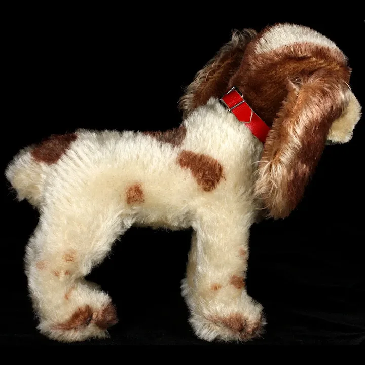 Beautiful Middle Sister Steiff Rare Brown & White Standing Cockie Cocker Spaniel Puppy Dog ID THREE YEARS ONLY 7 Beautiful Middle Sister Steiff Rare Brown & White Standing Cockie Cocker Spaniel Puppy Dog ID THREE YEARS ONLY - Image 7