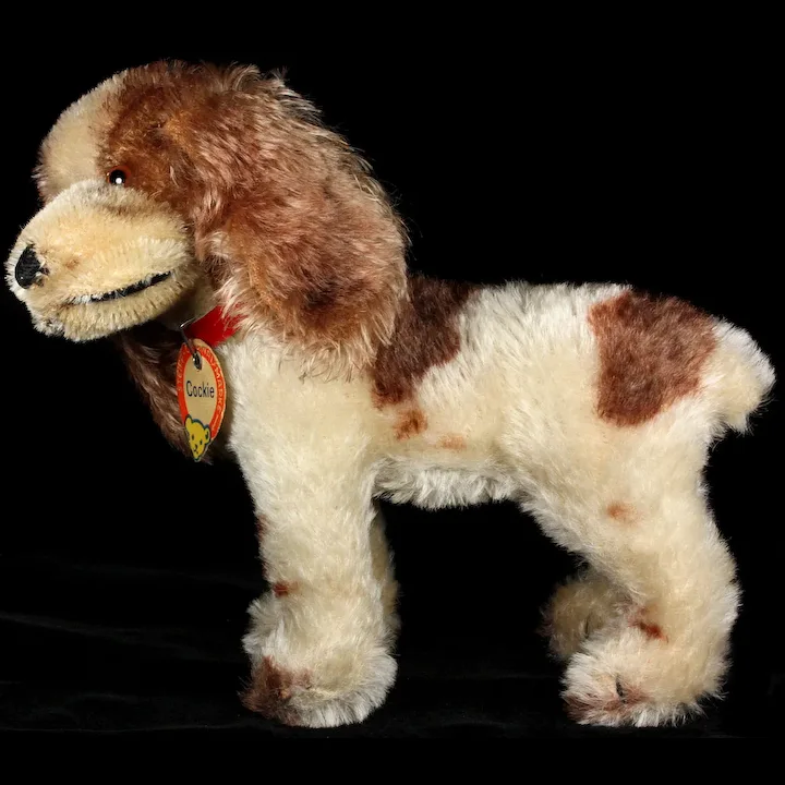 Beautiful Middle Sister Steiff Rare Brown & White Standing Cockie Cocker Spaniel Puppy Dog ID THREE YEARS ONLY 8 Beautiful Middle Sister Steiff Rare Brown & White Standing Cockie Cocker Spaniel Puppy Dog ID THREE YEARS ONLY - Image 8