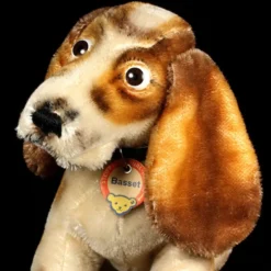Big Brother Rare Steiff Basset Hound Puppy Dog AMAZING EVERYTHING! ID