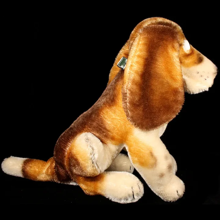 Big Brother Rare Steiff Basset Hound Puppy Dog AMAZING EVERYTHING! ID 3 Big Brother Rare Steiff Basset Hound Puppy Dog AMAZING EVERYTHING! ID - Image 3