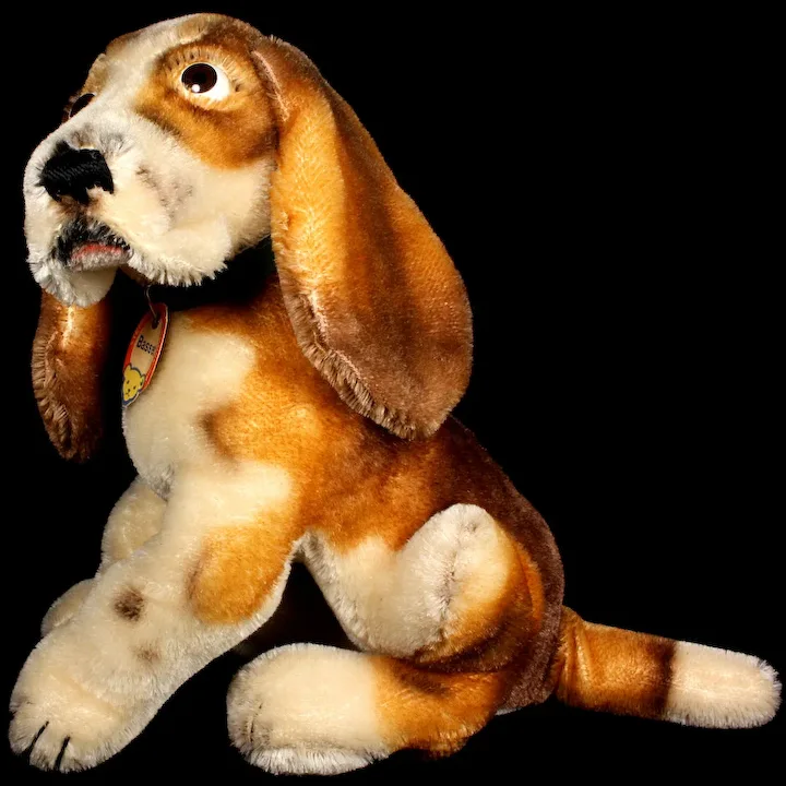 Big Brother Rare Steiff Basset Hound Puppy Dog AMAZING EVERYTHING! ID 8 Big Brother Rare Steiff Basset Hound Puppy Dog AMAZING EVERYTHING! ID - Image 8