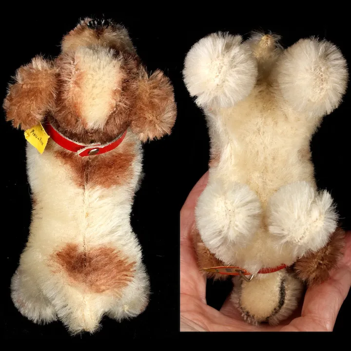 RARE RARE RARE CUTE CUTE CUTE Earliest And Tiniest Sister Steiff Standing Brown And White Cockie Spaniel Puppy Dog All ID 10 RARE RARE RARE CUTE CUTE CUTE Earliest And Tiniest Sister Steiff Standing Brown And White Cockie Spaniel Puppy Dog All ID - Image 10
