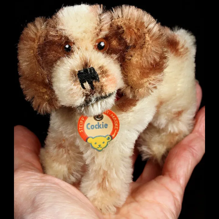RARE RARE RARE CUTE CUTE CUTE Earliest And Tiniest Sister Steiff Standing Brown And White Cockie Spaniel Puppy Dog All ID 11 RARE RARE RARE CUTE CUTE CUTE Earliest And Tiniest Sister Steiff Standing Brown And White Cockie Spaniel Puppy Dog All ID - Image 11