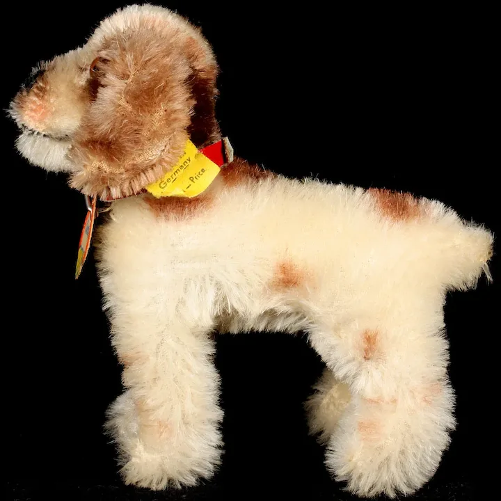 RARE RARE RARE CUTE CUTE CUTE Earliest And Tiniest Sister Steiff Standing Brown And White Cockie Spaniel Puppy Dog All ID 7 RARE RARE RARE CUTE CUTE CUTE Earliest And Tiniest Sister Steiff Standing Brown And White Cockie Spaniel Puppy Dog All ID - Image 7