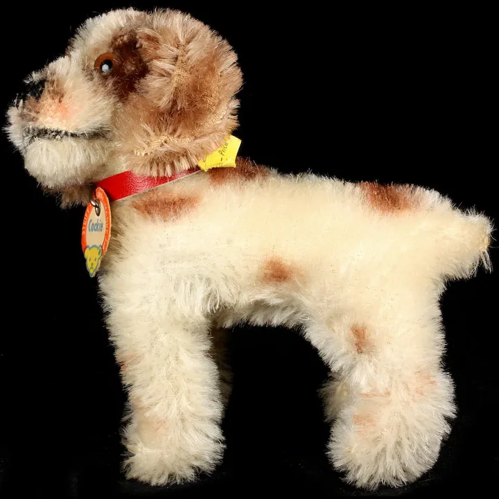 RARE RARE RARE CUTE CUTE CUTE Earliest And Tiniest Sister Steiff Standing Brown And White Cockie Spaniel Puppy Dog All ID 9 RARE RARE RARE CUTE CUTE CUTE Earliest And Tiniest Sister Steiff Standing Brown And White Cockie Spaniel Puppy Dog All ID - Image 9