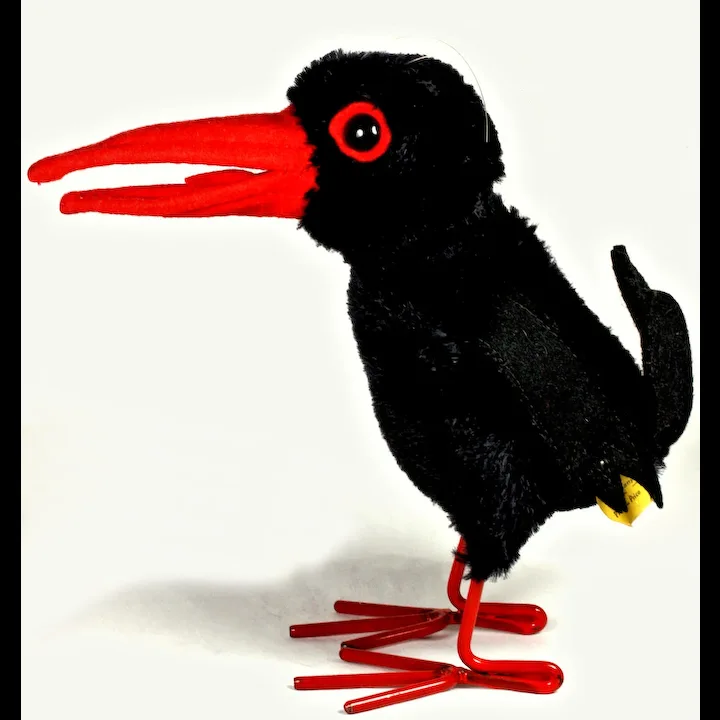 Cute And Spooky Steiff Big Brother Hucky Raven Bird 2 IDs 4 Cute And Spooky Steiff Big Brother Hucky Raven Bird 2 IDs - Image 4