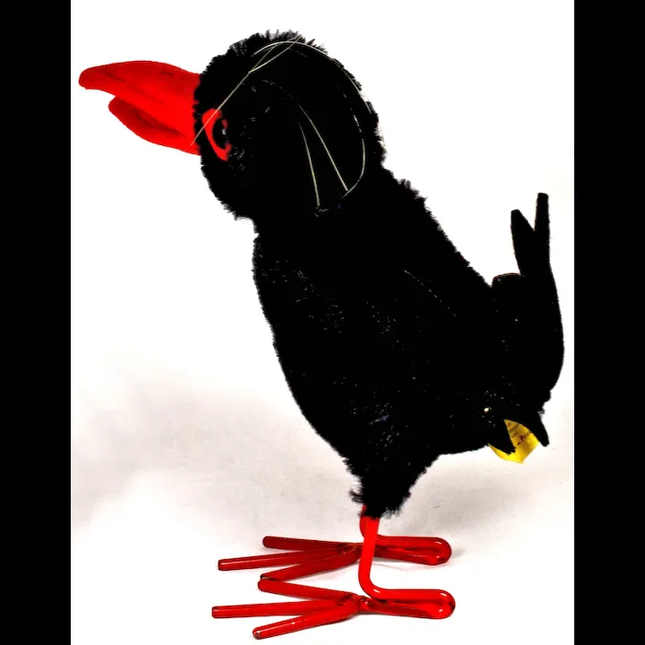 Cute And Spooky Steiff Big Brother Hucky Raven Bird 2 IDs 6 Cute And Spooky Steiff Big Brother Hucky Raven Bird 2 IDs - Image 6