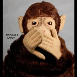 Rare Earliest Post WWII Model Steiff Baby Jocko Chimpanzee Hand Puppet Button US-Zone Flag -Steiff Earliest Post WWII Model Steiff Baby pic 10o 720 9074f69e 0