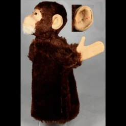 Rare Earliest Post WWII Model Steiff Baby Jocko Chimpanzee Hand Puppet Button US-Zone Flag -Steiff Earliest Post WWII Model Steiff Baby pic 7o 720 5b3a88a7 0